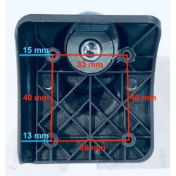 Roues doubles adaptables Airtex, Samsonite, AT toile (une paire)