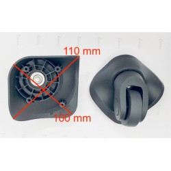 2 Roues adaptables Air Longitude Delsey D1 L (sauf taille cabine 55 cm))
