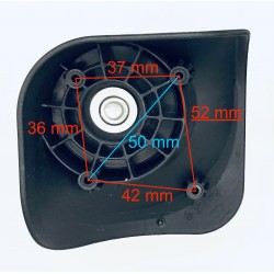 2 Roues adaptables Air Longitude Delsey D1 L (sauf taille cabine 55 cm))